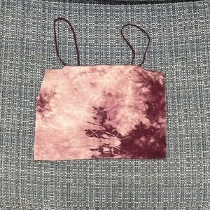 American Eagle Outfitters Tie-Dye Camisole - Pink and Purple